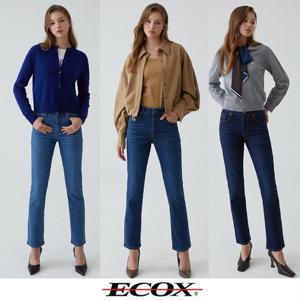 본사정품 [ECOX] 에콕스 24FW 여성 데님팬츠 3종