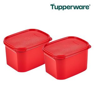 [Tupperware] 타파웨어 미니 모듈러 김치통 1.9Lx2개