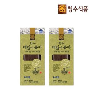 (세트)청수 메밀이좋아 물냉면 280g 2개