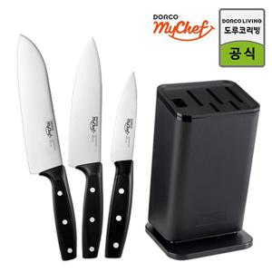 도루코 마이셰프 뉴클래식 칼블럭4종 세트 (주방칼3종+향균칼블럭)