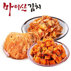 [한국농협김치] 전북 마이산김치 맛남3종3호 막김치/묵힌김치/깍두기 각1kg