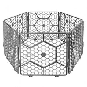 강아지울타리 반려견 울타리 대형 6개입 1P 다크그레이 분리 펜스