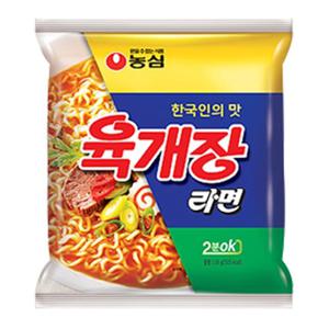 농심 육개장라면 116g X 32봉