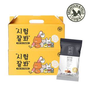 [산과들에] 하루견과 순수가온 만점 합격기원 견과류 선물세트 (총 40봉+쇼핑백)