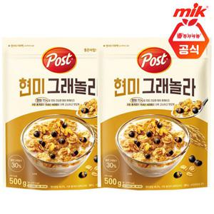 동서 포스트 현미그래놀라 500g X 2개