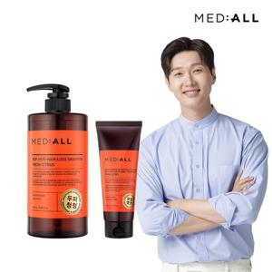 메디올 두피 청정 단백질 모발 손상 케어 트리트먼트 200ml+샴푸 800ml 시트러스향