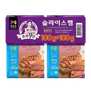 농협목우촌 주부9단 슬라이스 햄 100G*2