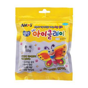 아모스 아이클레이 50G 흰색