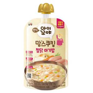 남양유업 아이꼬야 맘스쿠킹 찜닭 아기밥 140G