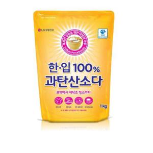 LG생활건강 한입 과탄산소다 천연세제 리필 1KG