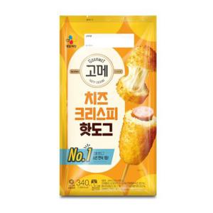 CJ 고메 치즈크리스피 핫도그 (340G)