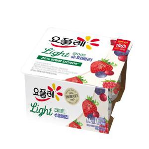 빙그레 요플레 라이트 (슈퍼베리) (80G*4입)