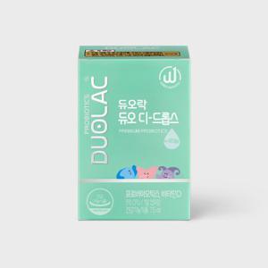 [본사직영]듀오 디 드롭스7.5ml (45일분) 1개 / 아기 액상 유산균 + 비타민D