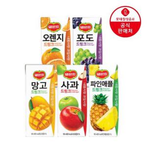 (본사직영) 델몬트 드링크팩 5종 190ml 48팩 (오렌지/포도/망고/사과/파인애플)