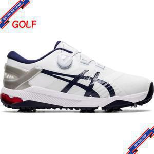 790042 남성 골프화 아식스 GELCOURSE DUO BOA Golf Shoes White/Black