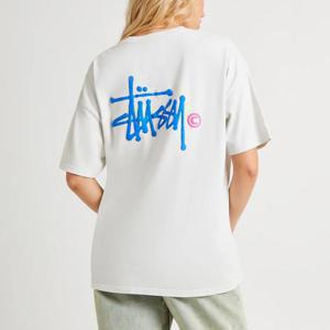 스투시 우먼즈 그라피티 라벨 반팔티 4컬러