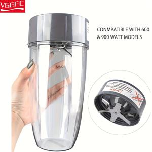 TEMU Nutribullet 600W/900W 모델과 호환되는 Tanzfrosch 32oz 컵 및 추출기 블레이드 교체 부품 믹서 액세서리(2 팩)