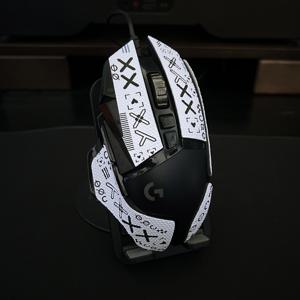 TEMU Logitech G502 Dominant/hero/se/무선/오래된 땀 흡수 PU 가죽에 사용되는 마우스 스티커