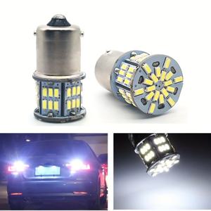 TEMU 2pcs 1156 BA15S P21W 3014 54SMD LED 교체 전구 일본 차량 시리즈용, 12V 미등 방향 지시등 360° 조명, 실내 전기/하드 배선, 작동 전압 ≤36V