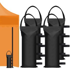 TEMU 4pcs 옥스포드 헝겊 텐트 고정 Sandbags, Sunshade Sandbag 가방 Outdooor, 우산 스탠드 및 기지, 모래 없음, 100lbs|모래주머니