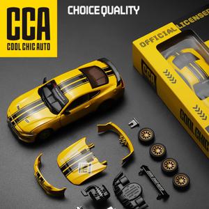 TEMU CCA COOL CHIC AUTO Ford GT 2018 콜렉터 에디션 1:42 스케일 모델 키트, DIY 커스터마이징 가능, 풀백 액션, 분리 가능한 부품, 수집 가능한 디스플레이 및 장난감, 3~6세 어린이에게 적합, 메탈 빌드