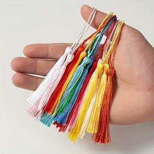 TEMU 10/40개 Tassel 펜던트 장식, 공예 의류 브라이덜 부케 소잉 패브릭 용품 Tassel, Tassel Diy 수제 재료, 초대장 캔디 상자 랜턴 안티크 헤어 액세서리, 북마크 작은 Tassel 펜던트