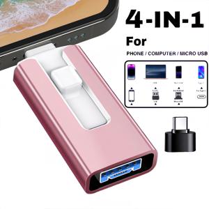 TEMU 아이폰 플래시 드라이브, USB 3.0 메모리 스틱 썸 드라이브 고속 USB 스틱 외장 저장소 아이폰/아이패드//PC와 호환되며 더 많은 사진과 비디오를 찍을 수 있습니다.|USB|USB