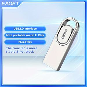 TEMU EAGET 미니 USB 플래시 드라이브 64GB USB 2.0 플래시 드라이브 메탈 펜드라이브 고속 U 디스크 32GB 16GB 8GB USB 플래시 드라이브 저장 및 백업용|USB|USB