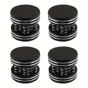 TEMU 4pcs HiFi 알루미늄 합금 충격 스파이크 오디오 CD HiFi 증폭기/스피커/턴테이블/플레이어 용 스프링 댐핑 패드|CD플레이어