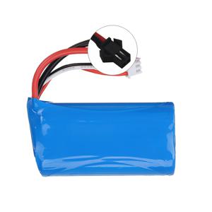 TEMU 7.4V 1500mAh/2200mah/3000mah 18650 배터리 WPL MN99S D90 U12A S033g Q1 H101 SM 7.4V 배터리 RC 보트 자동차 탱크 드론 부품 크리스마스 할로윈 선물