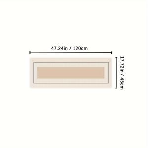 TEMU 시크한 줄무늬 주방 매트 - 미끄럼 방지, 세탁기 사용 가능, 얼룩 방지 러너 러그, 홈 데코용, 주방, 복도, 세탁실에 완벽