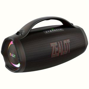 TEMU ZEALOT S98 160W 고출력 휴대용 무선 스피커, DSP, IPX-5 방수, 듀얼 페어링, 36000mAh 배터리, 강력한 베이스, USB 충전 포트, 7.2 서라운드 사운드, 4중 스피커 시스템, 버튼 컨트롤, 베이스 부스트, 하이-레스 오디오 - 컴퓨터, 음악 플레이어, 스마트 기기, 가정, 야외, 캠핑에 적합