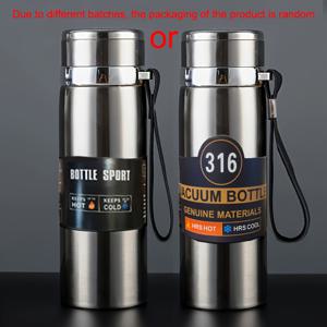 TEMU 800ml/27oz 316 스테인리스 진공 단열 물병, 전통 중국 선물 음료 용기, 음료를 24시간 차갑게/10시간 따뜻하게 유지, 캠핑, 하이킹, 운전 및 자동차 여행에 휴대 가능, PVC 무료, 등반용 밀봉 기능, 부활절 호환