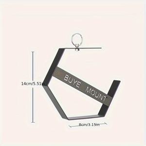 TEMU 1개 육각형 철제 모기향 홀더 - 휴대용 & 장식용, 집과 야외 사용에 이상적