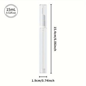 TEMU 유에메이몬트 덕 빌 펌프 리필용 용기 5mL/10mL/15mL - 여행용 사이즈 진공 프레스 펌프 병, 액상 파운데이션, 로션, 베이스 크림용 - 무향 플라스틱 화장품 디스펜서, 휴대용 샘플링 바이알, 1개 포장