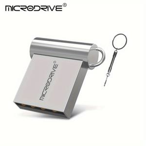 TEMU MICRODRIVE 고속 USB 2.0 미니 플래시 드라이브 - 32GB, 64GB, 128GB, 256GB 크기의 메탈 펜 드라이브 - PC, 노트북, 차량용 음악 및 카메라 메모리 카드 리더에 완벽