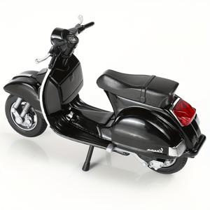 TEMU WELLY Vespa PX 1/18 스케일 미니 스쿠터 모델 - 블랙, 성인용 수집용 로마 휴가 기념품 피규어 & 케이크 토퍼