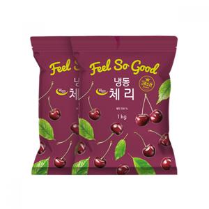 생활앤 냉동 체리 1kg 2팩