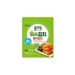 풀무원 톡톡 총각김치 400g 아삭한김치 밥반찬 별미 라면과함께 자취생