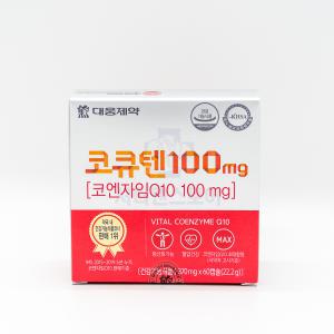 대웅제약 코큐텐 100mg 60캡슐 코엔자임Q10 코엔자임큐텐 항산화기능 혈압건강