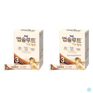 앱솔루트 명작 2FL 아기 분유 스틱 3단계 14g 20포 X2