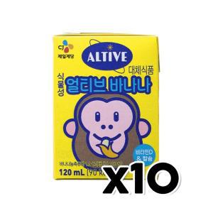 [기타]식물성 얼티브 바나나 어린이음료 120ml x 10개