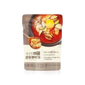 아워홈 얼큰한 해물 순두부찌개 400g