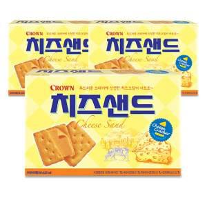 크라운 치즈샌드, 240g, 3개