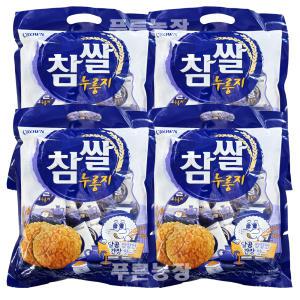 크라운 참쌀누룽지 216g x 4봉지 / 참쌀설병 참쌀선과