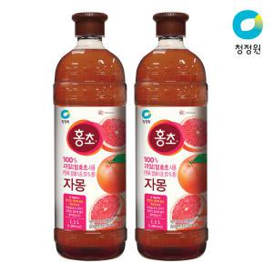 청정원 홍초 자몽 1.5L 2개