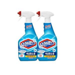 유한락스 욕실청소용, 600ml, 4개