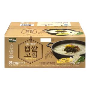 백제 햅쌀고집 진한 사골떡국 168.5gX8