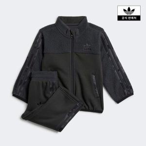 [아디다스키즈](센텀시티점)[adidas kids] (085~100) 올오버 프린트 폴라 플리스 세트 (IY1757)