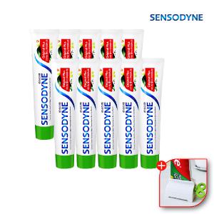 센소다인 시린이 불소 1426ppm 고불소 치석 제거 오리지널 플러스 치약 10개+치약짜개